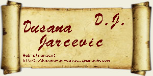 Dušana Jarčević vizit kartica